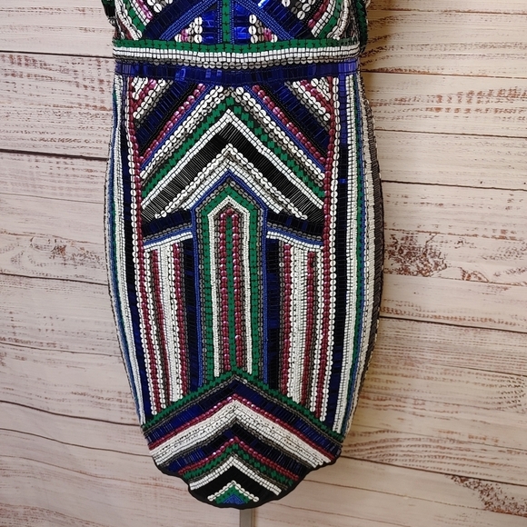 NBD x Naven Twins Involved Beaded Dress Size M - Picture 5 of 16
